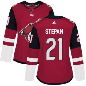 Damen Arizona Coyotes Trikot Derek Stepan 21 Maroon Authentic